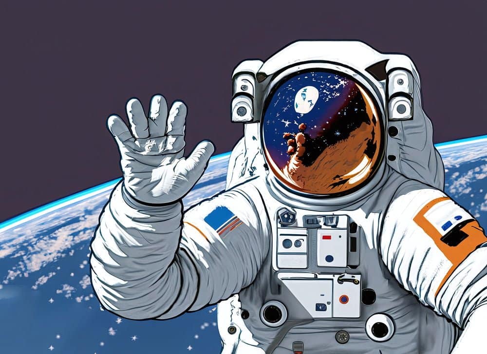 Test Blog Post 2 Astronaut Waving